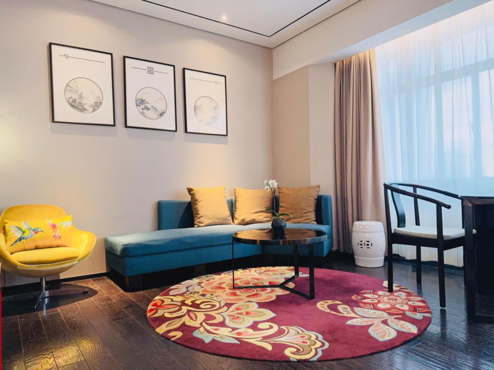 Guangzhou Baiyun Hotel Exterior foto A living room in a hotel
